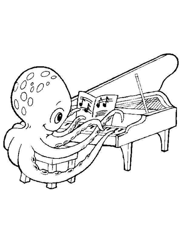 Coloriage 31 Musique