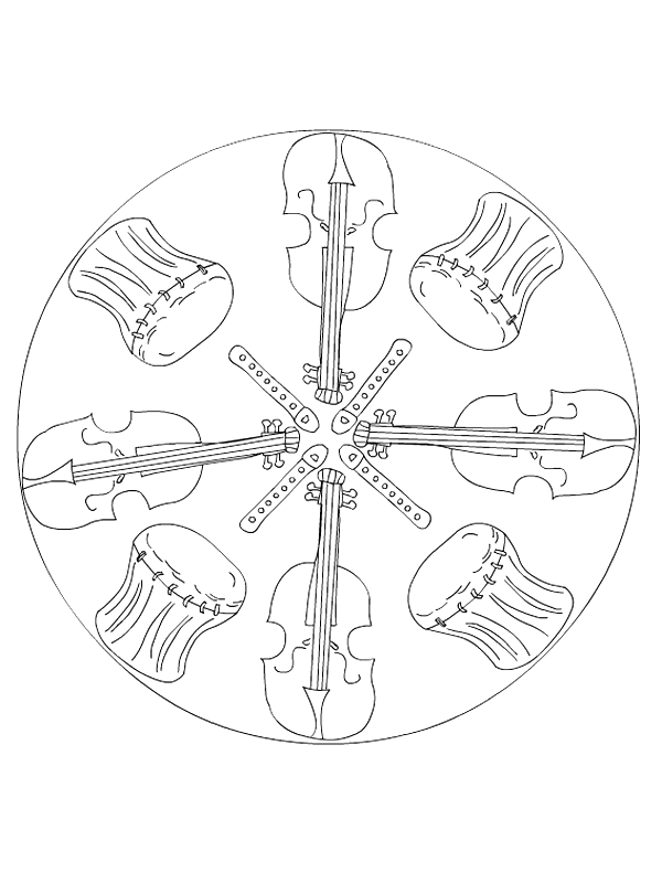 Coloriage 39 Musique