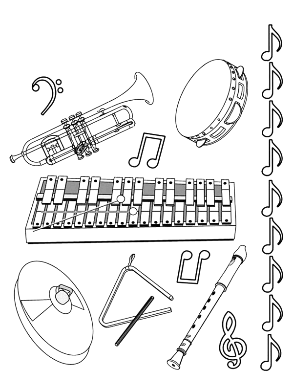 Coloriage 59 Musique