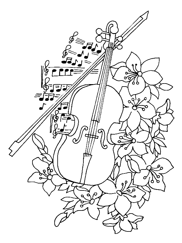 Coloriage 71 Musique