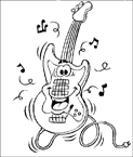 Coloriage Musique 28