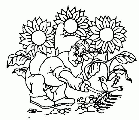 Coloriage 22 Nains de jardin