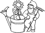 Coloriage Nains de jardin 15