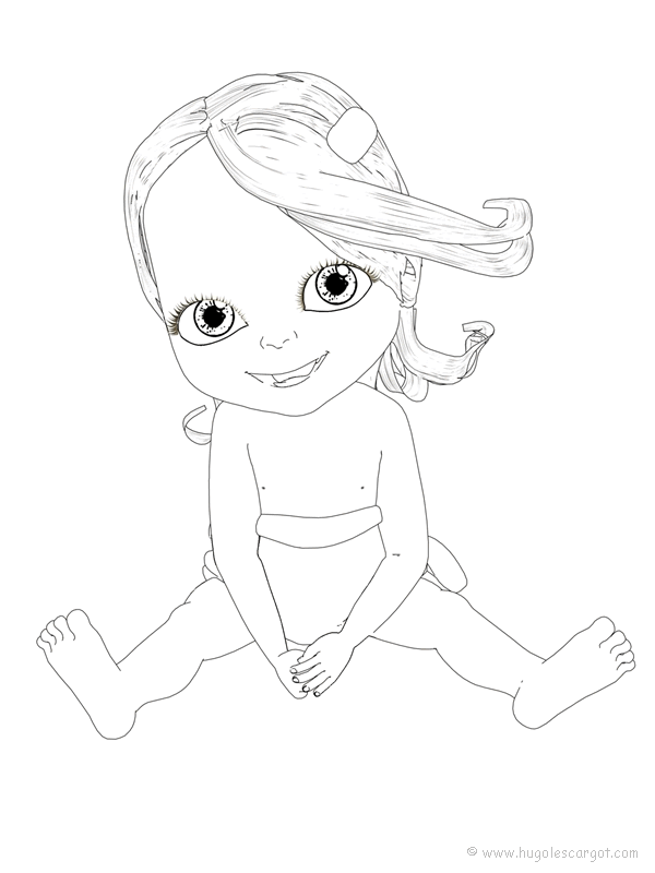 Coloriage 10 Naissance