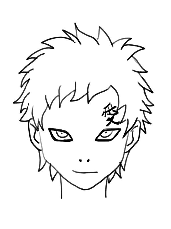 Coloriage 3 Naruto