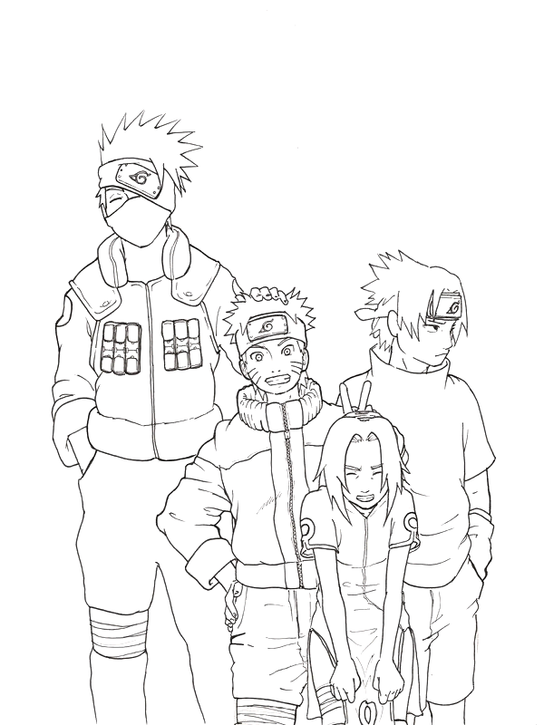 Coloriage 6 Naruto