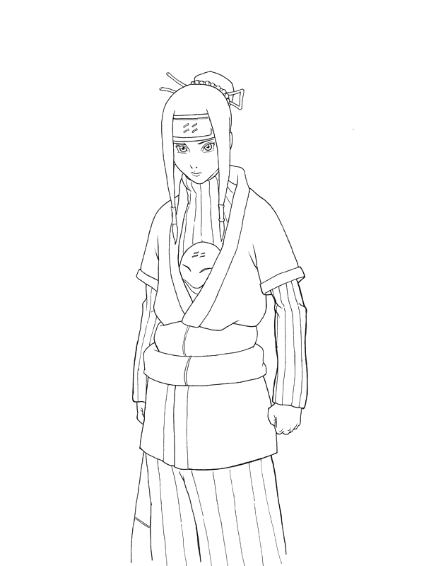 Coloriage 9 Naruto