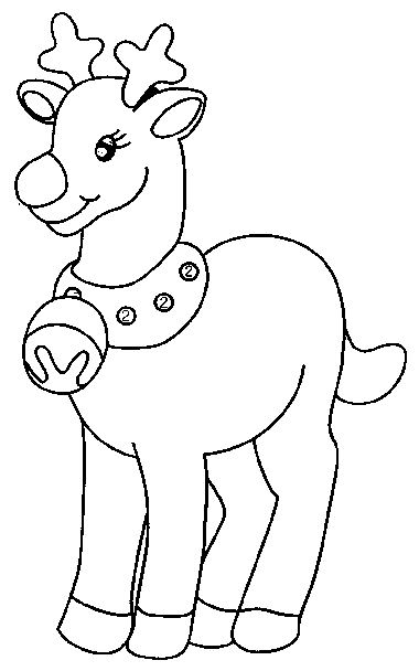 Coloriage 12 Noel animaux