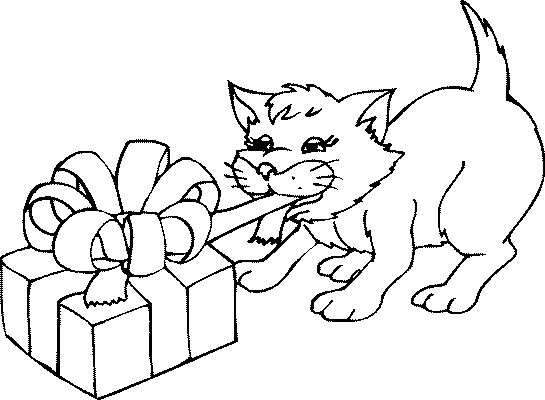 Coloriage 17 Noel animaux