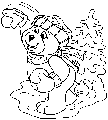 Coloriage 19 Noel animaux