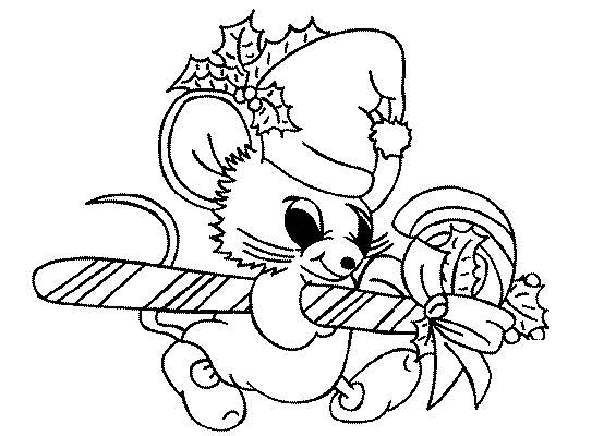 Coloriage 21 Noel animaux