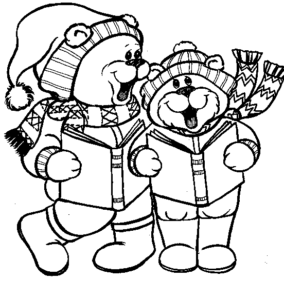 Coloriage 23 Noel animaux