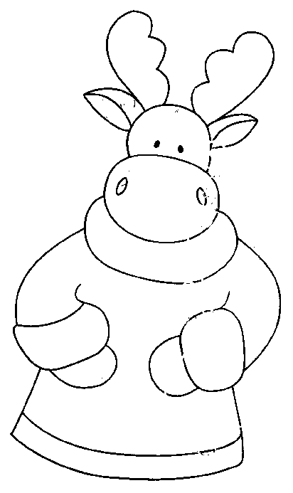 Coloriage 26 Noel animaux