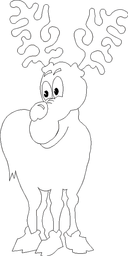 Coloriage 27 Noel animaux