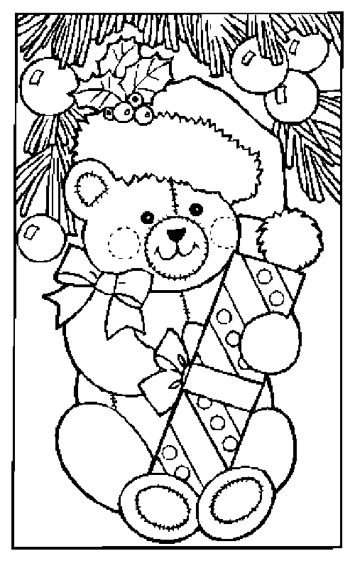 Coloriage 28 Noel animaux