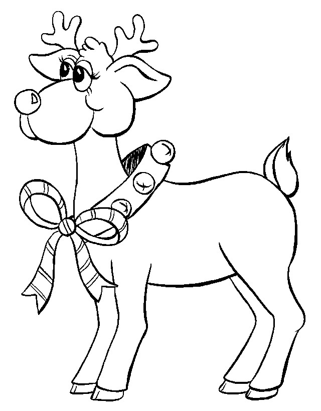 Coloriage 4 Noel animaux