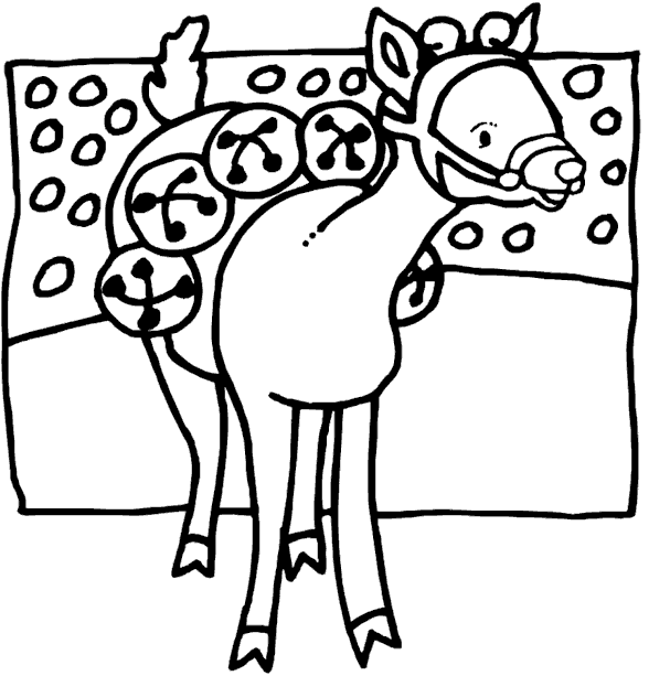 Coloriage 41 Noel animaux