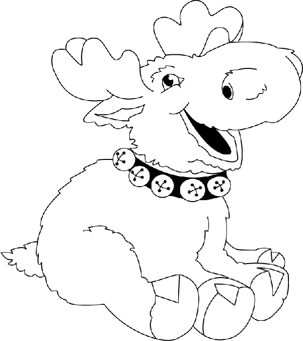 Coloriage 42 Noel animaux