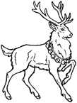 Coloriage Noel animaux 22