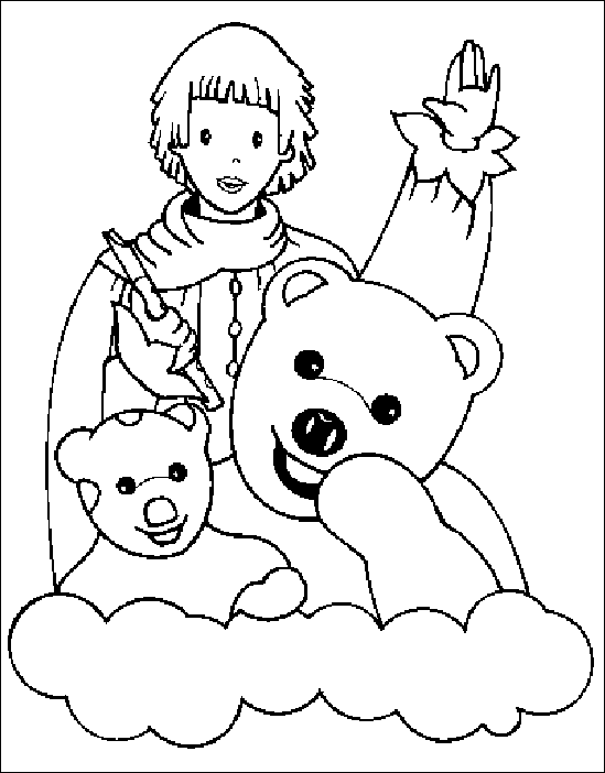 Coloriage 1 Nounours