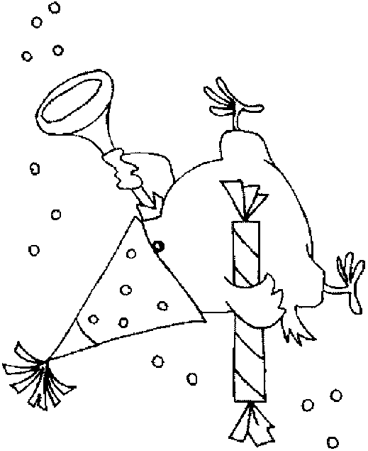 Coloriage 26 Nouvel an