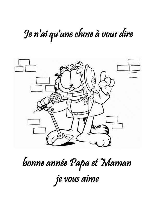Coloriage 7 Nouvel an