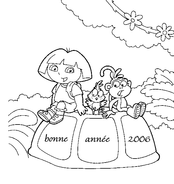 Coloriage 8 Nouvel an