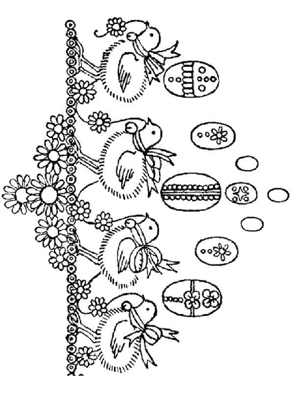 Coloriage 17 Oeufs de paques