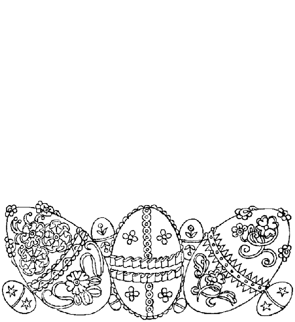 Coloriage 32 Oeufs de paques