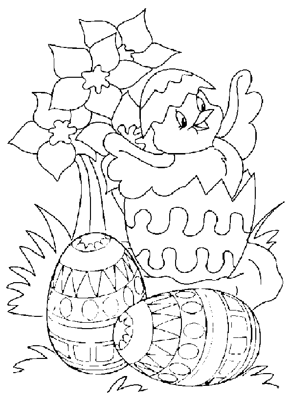 Coloriage 42 Oeufs de paques