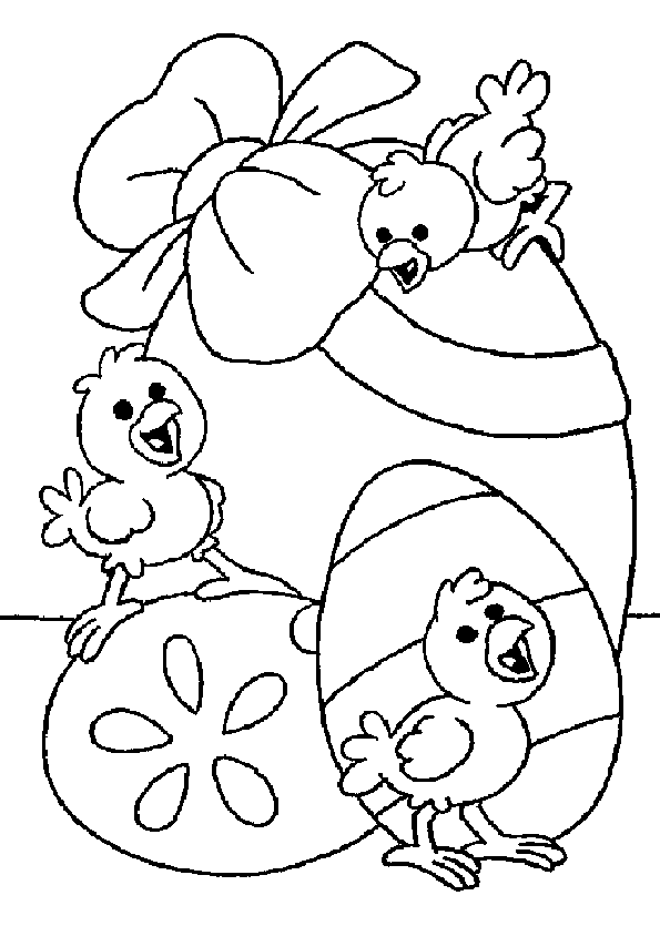 Coloriage 43 Oeufs de paques