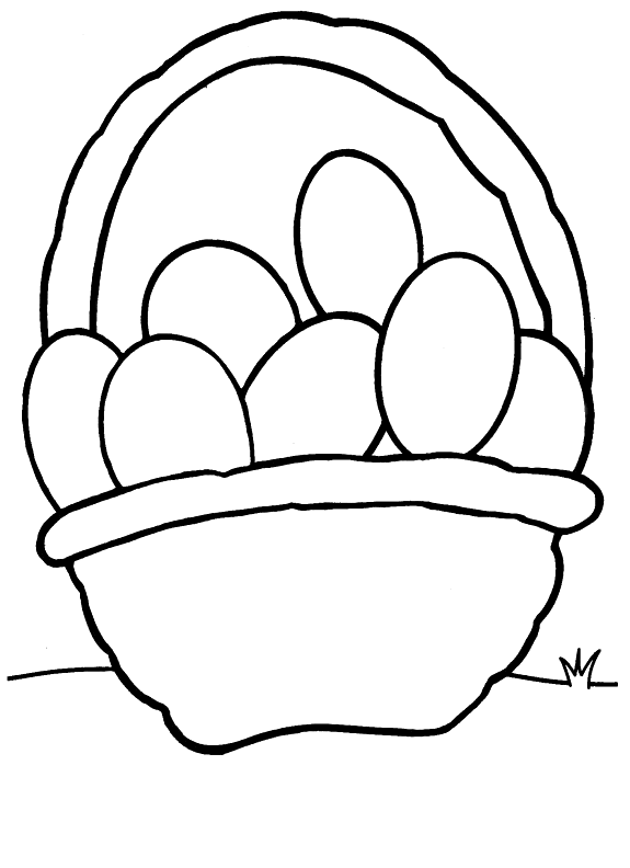 Coloriage 46 Oeufs de paques