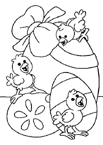 Coloriage Oeufs de paques 43