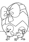 Coloriage Oeufs de paques 44