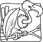 Coloriage Oiseaux 22