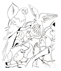 Coloriage Oiseaux 76