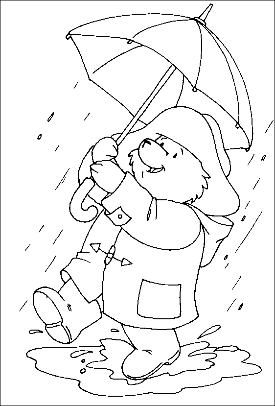 Coloriage 1 Paddington bear