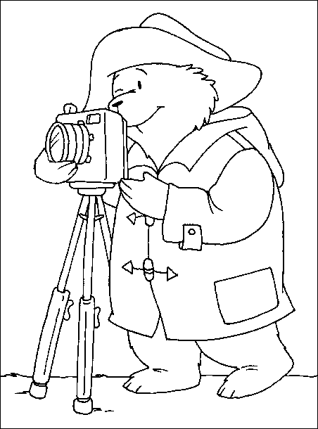 Coloriage 5 Paddington bear