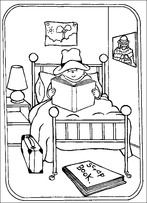 Coloriage 6 Paddington bear