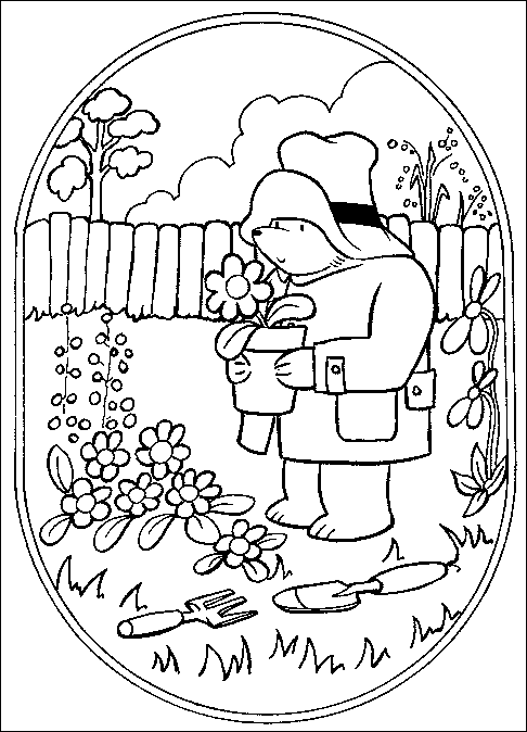 Coloriage 8 Paddington bear