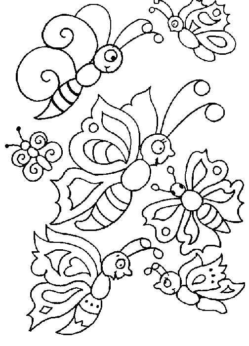 Coloriage 120 Papillons