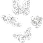 Coloriage Papillons 126