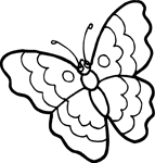 Coloriage Papillons 28