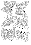 Coloriage Papillons 32