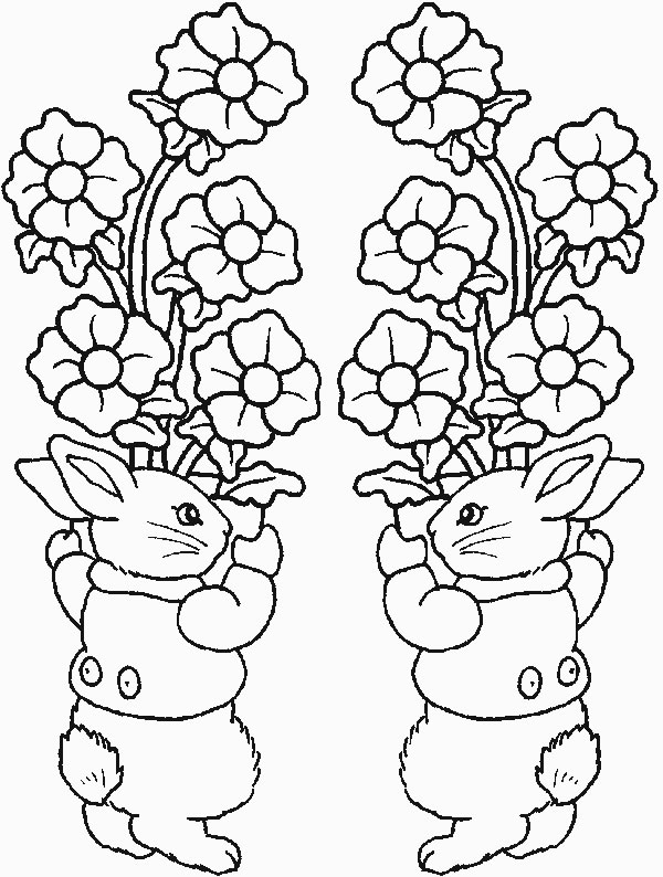 Coloriage 3 Paques