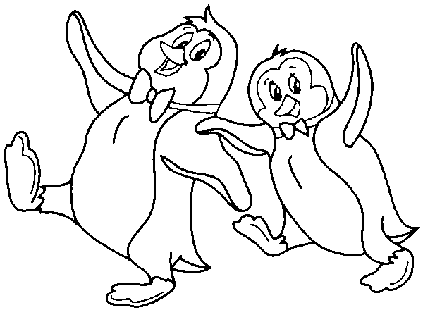 Coloriage 1 Penguins