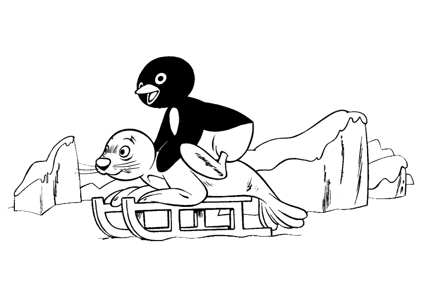 Coloriage 38 Penguins