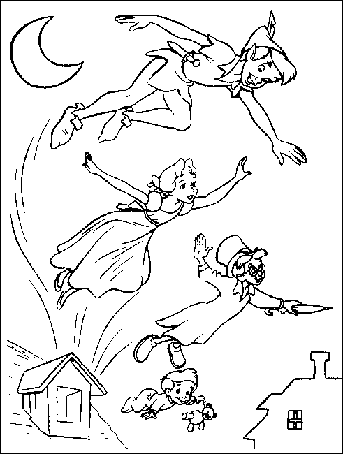 Coloriage 11 Peter pan