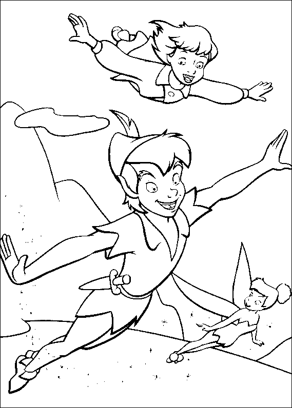 Coloriage 12 Peter pan