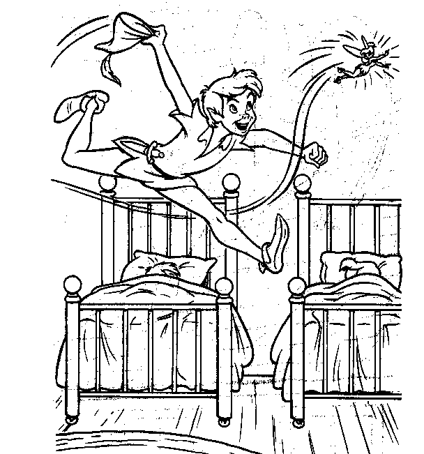 Coloriage 17 Peter pan